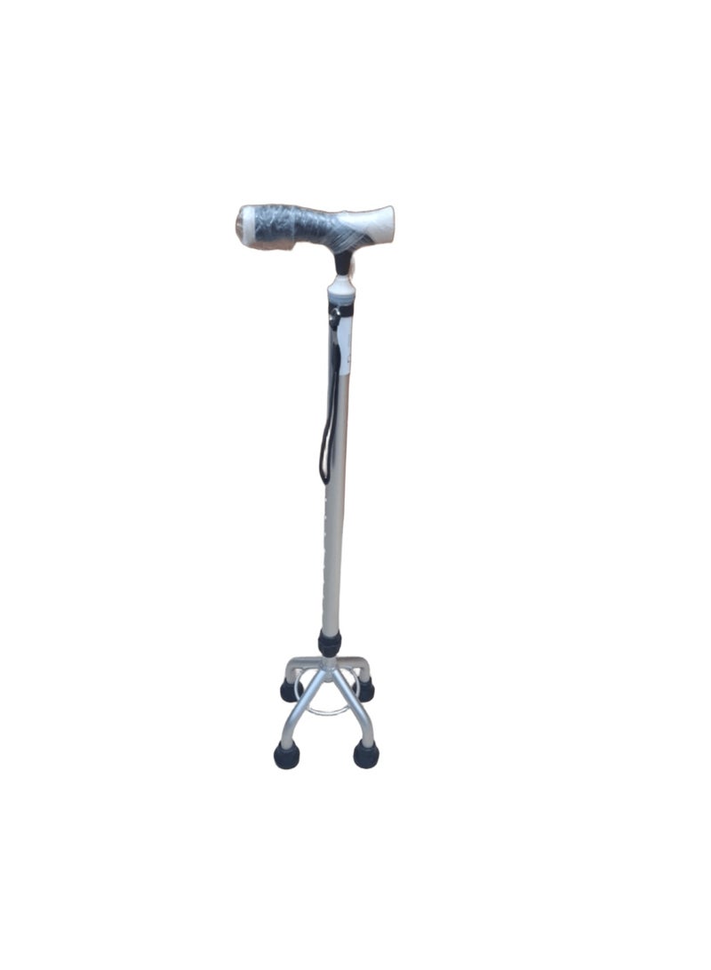 عصا المنيوم بقاعدة رباعية دائرية تطول وتقصر لكبار السن 932L - Image 1